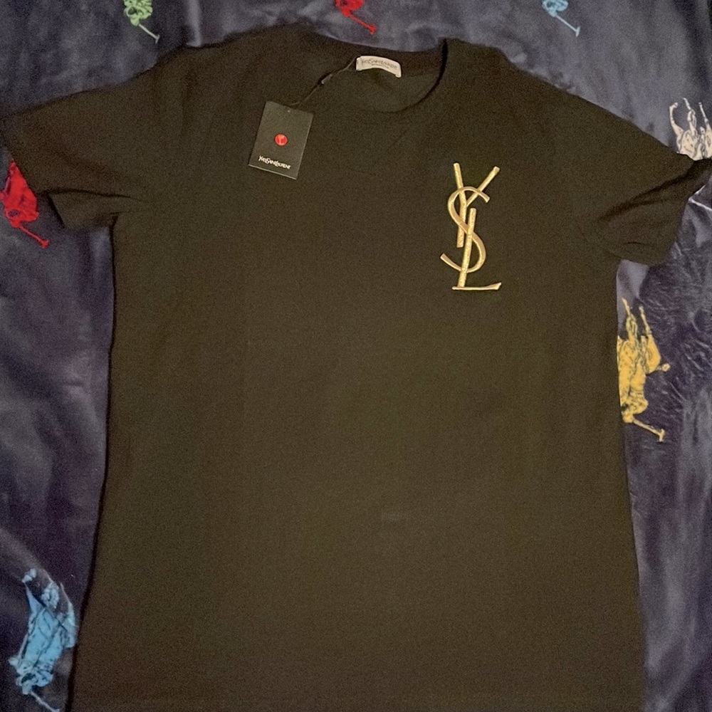 yves saint laurent black Tee-Shirt